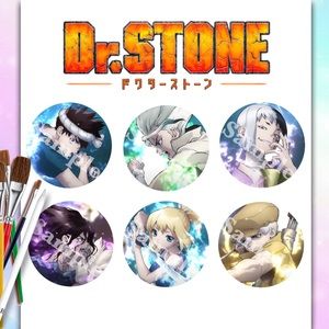 [HANDMADE]✨Dr. Stone Buttons✨